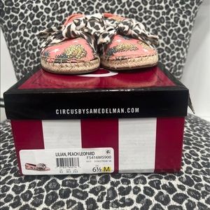 Peach Pineapple Leopard Espadrilles